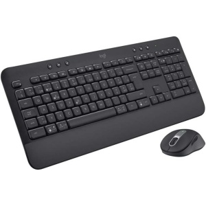 Teclado y Ratón Inalámbrico Logitech MK650 Gris QWERTY