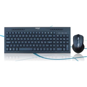 Tecno Tc-740w - Teclado multimedia ratón inalámbrico 2,4 GHz