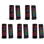 Tlilyy 5X Ratón de Aire para Android TV Box, Mini Teclado Inalámbrico Ratón Remoto de Aire Control con Aprendizaje IR MX3 Pro con Retroiluminación RGB - Imagen 1