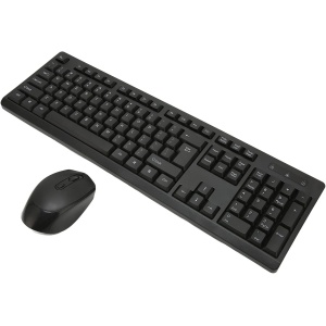 Tosuny Ratón Y Teclado Inalámbricos, Combinación de Ratón Y Teclado 1600 dpi, Ergonómico, Silencioso, Inalámbrico, Juego de Ratón Y Teclado para Juegos USB para Tabletas, Ordenadores,