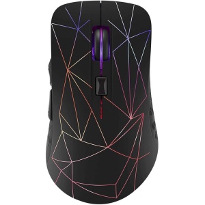 Trailrest Ratón Y Teclado Inalámbrico Retroiluminado para PC Modo Gaming Laptop Ratón inalámbrico 2.4G 1600DPI Ratón Ratón Cable (Multicolor, One Size)