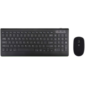 Tubayia - Teclado inalámbrico con ratón para Ordenador de sobremesa, portátil, PC, portátil, etc.