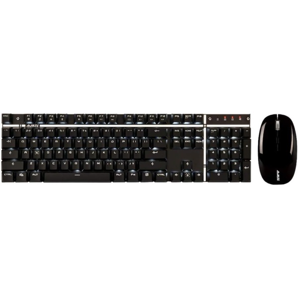 Tubayia Teclado inalambrico con raton y retroiluminacion LED para