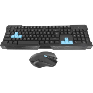 VBESTLIFE Combinación de Teclado y Ratón Inalámbricos Juego de Ratón y Teclado Inalámbrico, Juego de Ratón y Teclado para Juegos Combinaciones de Teclado y Ratón