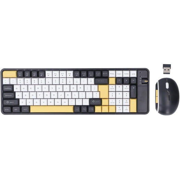 Vikye Teclado Mecanico Teclado Inalambrico Bluetooth de Modos Duales de