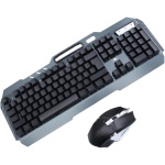 WOFASHPURET 1 Juego Ratón De Computadora Teclado Inalambrico Ratón De Teclado para Juego Ratón De Teclado Inalámbrico De Computadora Ratón del Teclado De La Computadora Brillar Ratón y Teclado - Imagen 1