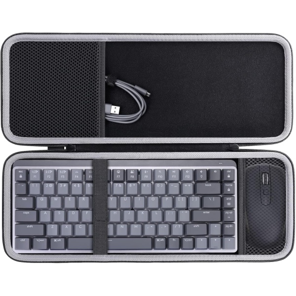 co2CREA Duro Viajar Caja Estuche Funda para Logitech MX Teclado