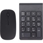 gernie Teclado numérico y ratón inalámbricos, Teclado numérico inalámbrico silencioso portátil de 2,4 GHz, Teclado numérico de Contabilidad financiera con ratón inalámbrico - Imagen 1
