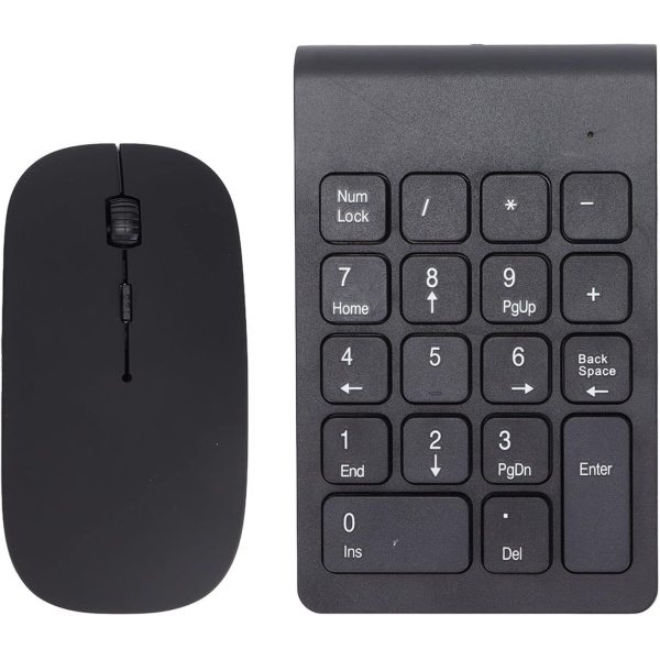 gernie Teclado numerico y raton inalambricos Teclado numerico inalambrico silencioso