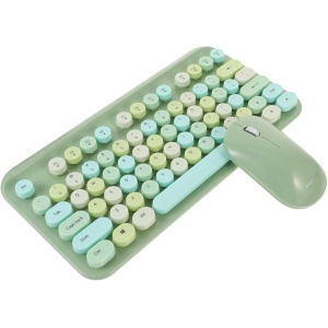 jojofuny 1 Juego Conjunto De Ratón De Teclado Teclados Inalámbricos Ratones para Portátiles Teclado Multimedia Inalambrico Abdominales Oficina Número Suministros para Computadora