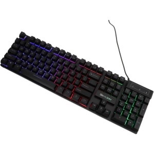 jojofuny Juego De Teclado y Mouse Inalámbricos Teclados Inalámbricos Teclado De Repuesto Teclas Teclado Inalambrico Teclado RGB Colorido Teclado Inalámbrico Abdominales H600 Portátil Ratón