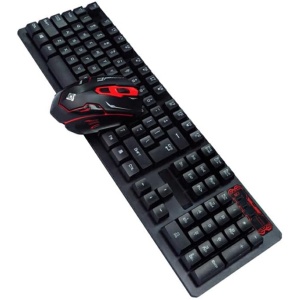 kawehiop Juego de ratón y Teclado inalámbrico para Ordenador portátil, 108 Teclas, para Oficina en casa, Negocios, Notebook, PC, teclados de Ordenador, Accesorios