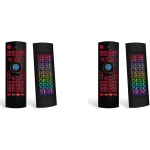 loveless 2X Ratón de para Android TV Box, Mini Teclado Inalámbrico Ratón Remoto de Control - Imagen 1
