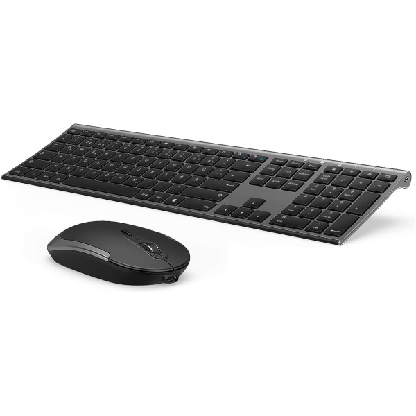 seenda Teclado inalambrico con raton juego de raton recargable inalambrico