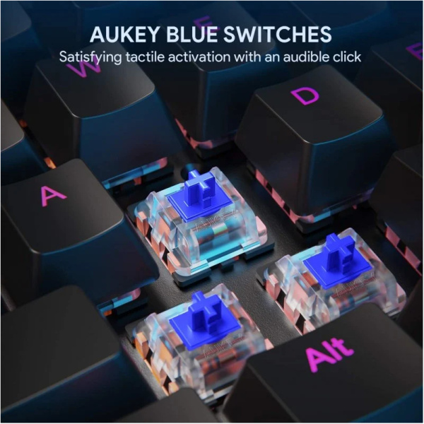 Teclado Mecánico Gamer Aukey KM-G12