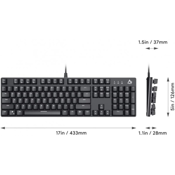 Teclado Mecánico Gamer Aukey KM-G12