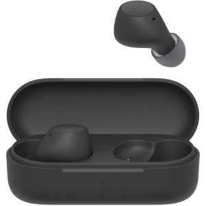 Sony WF-C510 Auriculares Inalámbricos pequeños, Ligeros, con conexión multipunto, Modo Sonido Ambiente, Resistencia al Agua IPX4, Spotify Tap, Carga rápida, 22 Horas de batería, iOS y Android - Negro