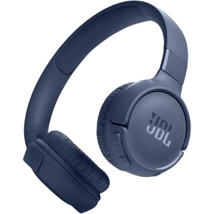 JBL Auriculares Tune 520BT, inálambricos por Bluetooth, 57 horas de reproducción con JBL Pure Bass, plegables, azul