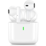 VIIMI Auriculares Inalambricos, Auriculares Bluetooth 5.1 HiFi Estéreo con Cancelación de Ruido, Incorporado HD Micrófono, IPX7 Impermeables, Reproducción de 35H Control Tactil, Blanco Pro - Imagen 1