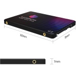 GamerKing SSD 2.5" SATA3 256GB Disco Duro Interno De Unidad de Estado Sólido de Alto Rendimiento 512gb 128gb 64gb para Computadora Portátil de Escritorio SATA III 6Gb/s (256GB, 2,5" SATA3) - Imagen 1