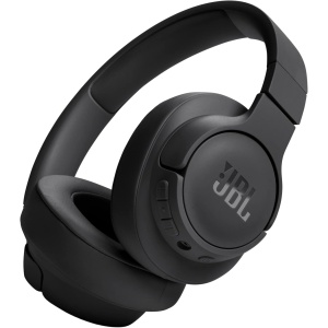 JBL Auriculares Tune 720BT, inálambricos por Bluetooth, 76 horas de reproducción con JBL Pure Bass, plegables, negro