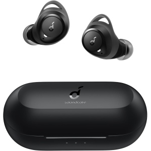 Soundcore Auriculares Inalámbrico Anker Life A1 TWS, Potente Sonido Personalizado, 35 h de reproducción, Carga inalámbrica, Carga rápida USB-C, impermeabilidad IPX7, botón de Control, Bluetooth