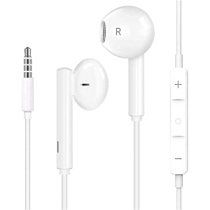LIFEWTR Auriculares, Cascos con Cable, HiFi Estéreo con Microfono, Auriculares de Cable,Cascos Cable con Aislamiento de Ruido Soporte Control de Volumen de Llamadas