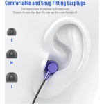 Auriculares USB C para iPhone 16 15 Pro MAX Galaxy A55 A35 A34 A54 5G,Magnéticos Cancelación Ruido Estéreo Tipo C Audifonos con Micrófono USB C Audifonos para Xiaomi Poco X6 Pro Pad 5 6 Pixel 8 Pro 7 - Imagen 3