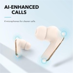 Soundcore by Anker P3i Auriculares Inalámbricos Bluetooth, Cancelación Ruido Activa Híbrida, 4 Mics, Llamada Mejorada con IA, Controlador 10mm, EQ Personalizado en App, 36H reproducción, Bluetooth 5.2 - Imagen 3