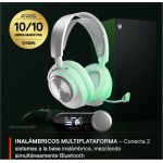 SteelSeries Arctis Nova Pro Wireless Xbox, Auriculares Gaming multisistema, Controlador neodimio, Cancela Ruido, Infinity Power System, Inalámbrico, Xbox, PS5, PS4, PC, Switch, Mobile, Blanco - Imagen 2
