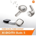 Xiaomi Buds 5 – Auriculares inalámbricos, cancelación Activa de Ruido, Harman Audio EFX, Hi-Res, diseño ergonómico, hasta 30 Horas de batería, Gris (Versión ES) - Imagen 4