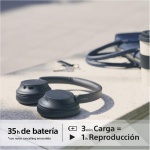 Sony WH-CH720N Auriculares Inalámbricos Bluetooth, con Noise Cancelling, hasta 35 Horas de Autonomía y Carga Rápida, Negro - Imagen 6