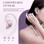 Auriculares Inalámbricos, Auriculares Bluetooth 5.1, Calidad de Sonido sin Pérdidas, 50 Horas Tiempo de Reprodución, Reducción de Ruido de Llamada, IPX7 Impermeable,Deslizar Abierto(Rosa) - Imagen 5