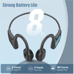 LOBKIN Auriculares Conduccion Osea, Cascos Oseos Inalambricos, Auriculares Deportivos Bluetooth Open Ear para Fitness, Conducir, Correr - Imagen 5
