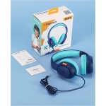 Tronsmart KH01 Auriculares para Niños, Volumen de Seguridad Plegable 85/93dB, HD Estéreo Conector de 3,5 mm Auriculares Supraaurales con Cable para Niñas y Niños, Escuela, Viajes, Tabletas - Azul - Imagen 8
