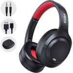 IFecco Cascos Inalámbricos Bluetooth Diadema, Auriculares cancelacion Ruido Activa, Estéreo Música Auriculares Cerrados Inalámbricos Plegables HiFi con Micrófono Incorporadopara Viajes, Hogar, Oficina - Imagen 1
