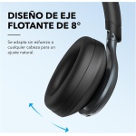 Soundcore de Anker Space One Auriculares Cancelación Ruido Activa Adaptativa, Cascos Inalambricos Bluetooth Reducción de Voz Humana 2X más Fuerte, 40H ANC, Control de App, LDAC Hi-Res Wireless Audio - Imagen 6
