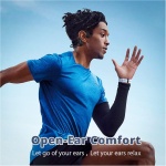 IFECCO Auriculares Conducción Osea Natacion - IP68 Resistente al Agua Auriculares para Nadar Inalámbricos,Auriculares Abiertos con Micrófono con 32G Mp3 para Natacion Correr Ciclismo - Imagen 3