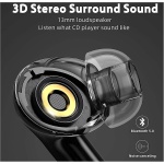 Auriculares Inalámbricos, Auriculares Deportivos Bluetooth 5.1 Mini Cascos In-Ear IPX7 Impermeable, Control Tactil, para Samsung/Huawei/Xiaomi - Imagen 2