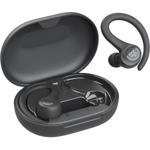 JLab Go Air Sport - Auriculares Bluetooth Deportivos, Auriculares Inalambricos Deportivos - 32 Horas Autonomia, Auriculares Deportivos Sonido EQ3 Resistente al Sudor, Audifonos Inalambricos, Grafito