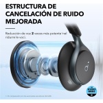Soundcore de Anker Space One Auriculares Cancelación Ruido Activa Adaptativa, Cascos Inalambricos Bluetooth Reducción de Voz Humana 2X más Fuerte, 40H ANC, Control de App, LDAC Hi-Res Wireless Audio - Imagen 2