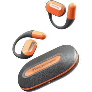 truefree O2 Auriculares Open-Ear, Auriculares Bluetooth 5.3 Inalámbricos, Conduccion de Aire, Tiempo de Reproducción 22H, Cuatro Micrófonos, Control de Aplicaciones, Entrenamiento, Desplazarse