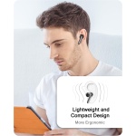 LENCENT Auriculares Inalámbricos Bluetooth 5.3 con 30H de Reproducción, Audifonos IPX5 Impermeable, Cascos Inalambricos Control Táctil Pantalla LED, Micrófono Incorporado para iOS Andriod, Negro - Imagen 6