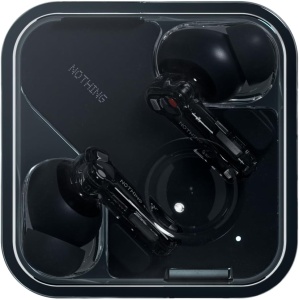 Nothing Ear Auriculares inalambricos Bluetooth con Integración de ChatGPT, Audio Hi-Res, Cancelación de Ruido Activa Inteligente, Ecualizador Avanzado y hasta 40,5 Horas de reproducción - Negro
