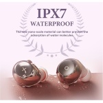 Auriculares Inalámbricos, Auriculares Bluetooth 5.1, Calidad de Sonido sin Pérdidas, 50 Horas Tiempo de Reprodución, Reducción de Ruido de Llamada, IPX7 Impermeable,Deslizar Abierto(Rosa) - Imagen 3