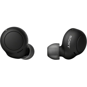 Sony WF-C500 - Auriculares "True Wireless", Hasta 20 horas de autonomía con funda de carga, Compatible con Voice Assistant, Micrófono incorporado para llamadas telefónicas, Conexión Bluetooth, Negro