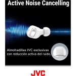 JVC Auriculares Inalámbricos Cancelación de Ruido - Compact True Wireless Earbuds Bluetooth 5.2, Modo Baja Latencia, Batería con 21H de reproducción, Resistencia al Agua (IPX4) HA-Z330T-W (Blanco) - Imagen 4