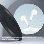 VIIMI Auriculares Inalambricos, Auriculares Bluetooth 5.1 HiFi Estéreo con Cancelación de Ruido, Incorporado HD Micrófono, IPX7 Impermeables, Reproducción de 35H Control Tactil, Blanco Pro - Imagen 3