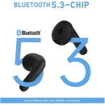 𝐍𝐮𝐞𝐯𝐨 Buds 4 Lite, Auriculares Inalambricos Bluetooth Deportivos 5.3 en estéreo con cancelación de Ruido,20 Horas de batería,Latencia de Baja,Conexión rápida Inteligente cascos inalambricos - Imagen 3