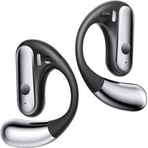 EUQQ Auriculares Inalambricos Deportivos - Auriculares de Conducción Ósea y Cascos Inalambricos Bluetooth Deporte, Auriculares para Correr con hasta 40 Horas de Reproducción